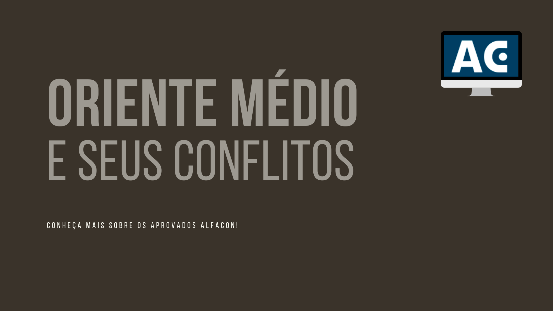 Oriente Médio e Seus Conflitos