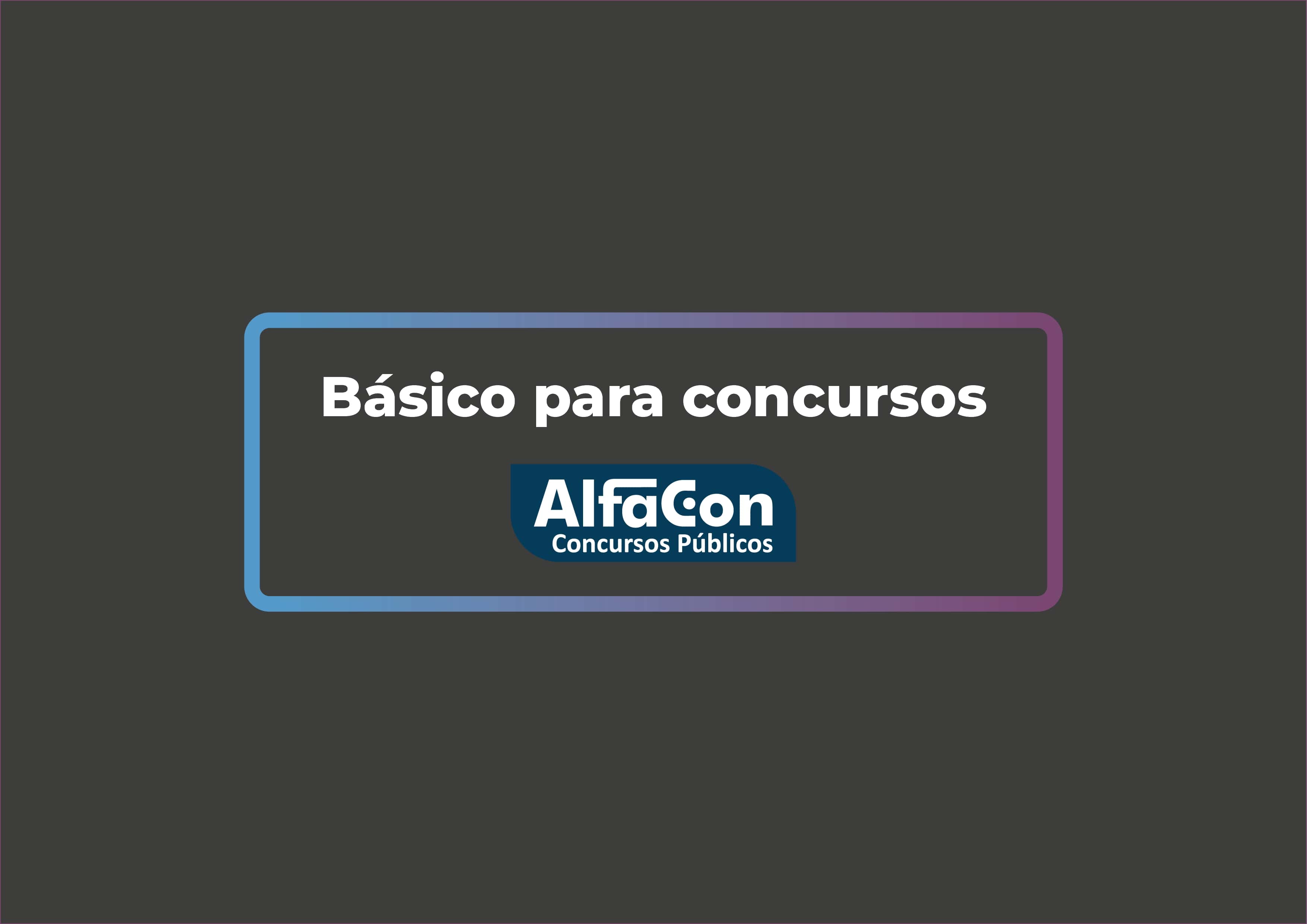 Materiais Básicas para Concursos
