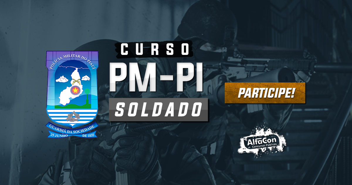 PM PI - Soldado da Polícia Militar do Piauí
