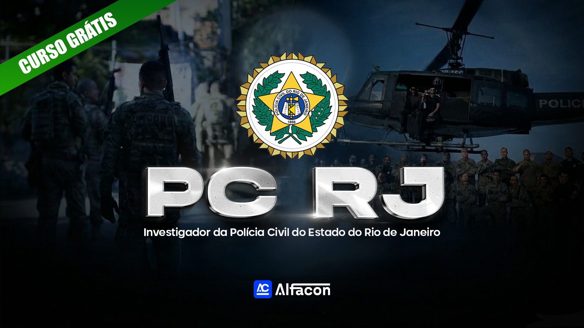 PC RJ - Investigador da Polícia Civil do Estado do Rio de Janeiro - GRATUITO