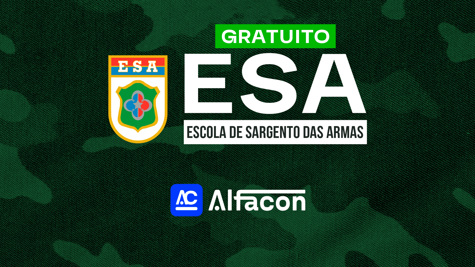 ESA - Escola de Sargento das Armas GRATUITO + Simulado Nacional