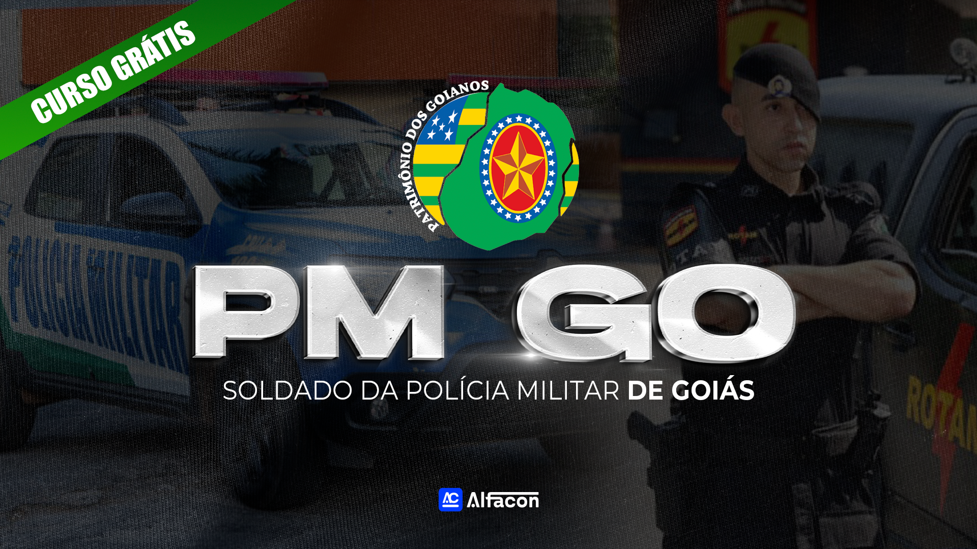 PM GO - Soldado da Polícia Militar de Goiás - GRATUITO