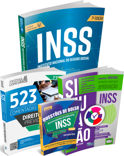 Combo inss apostila simuladao quest%c3%83o de bolso