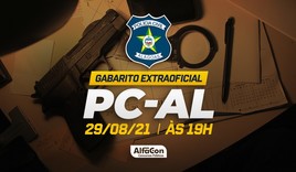 Gabarito Extraoficial e questões passíveis de recurso - Agente e Escrivão PCAL