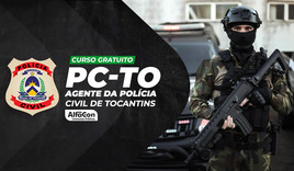 PC TO - Agente de Polícia Civil do Estado do Tocantins - Gratuito