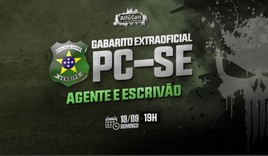 Gabarito Extraoficial e questões passíveis de recurso - Agente e Escrivão PCSE