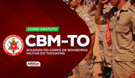 CBM TO - Soldado do Corpo de Bombeiros Militar do Tocantins - GRATUITO