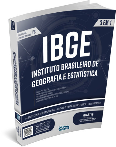 Ibge apostila ibge 3 em 1 para concurso 9786559182701