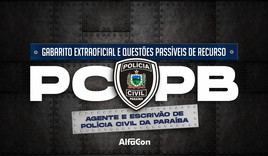 Gabarito Extraoficial e questões passíveis de recurso - PC PB - Agente e Escrivão de Polícia Civil da Paraíba