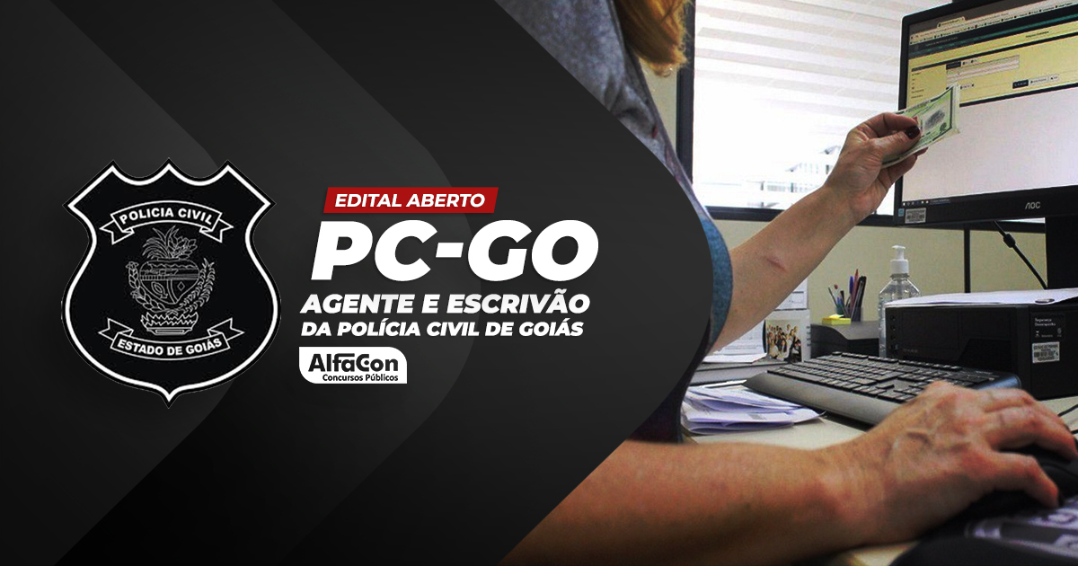 PC GO - Agente e Escrivão da Polícia Civil de Goiás