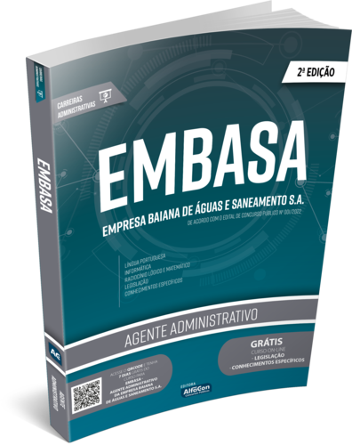 Embasa apostila agente administrativo empresa baiana de %c3%81guas e saneamento sa para concurso 9786559184989