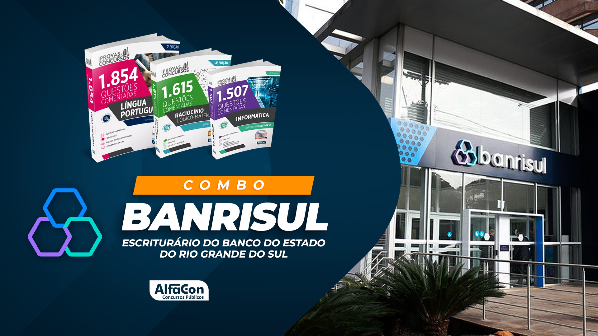 Combo - Banrisul - Escriturário do Banco do Estado do Rio Grande do Sul