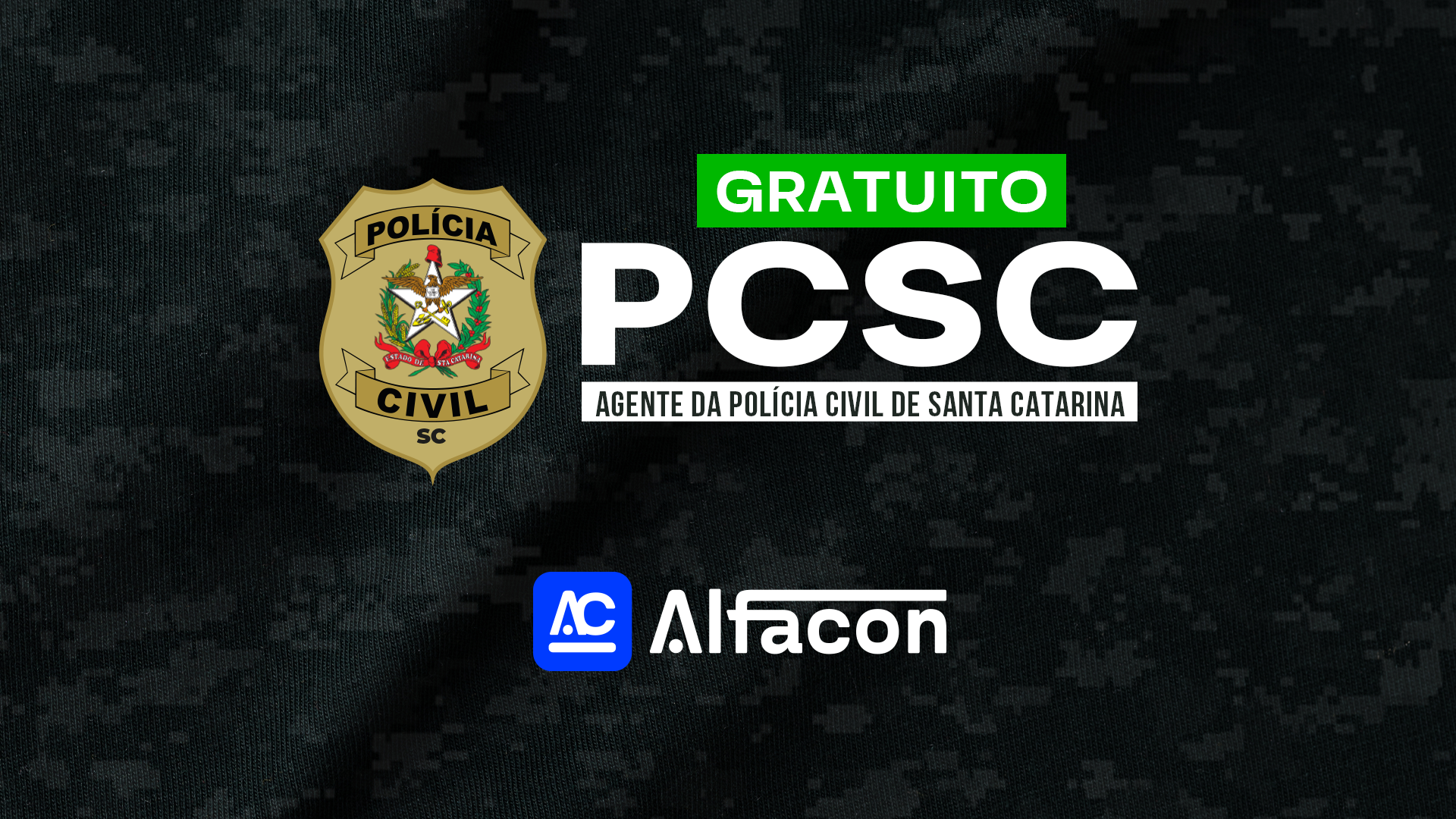 PC SC - Agente de Policia Civil do Estado de Santa Catarina - Gratuito