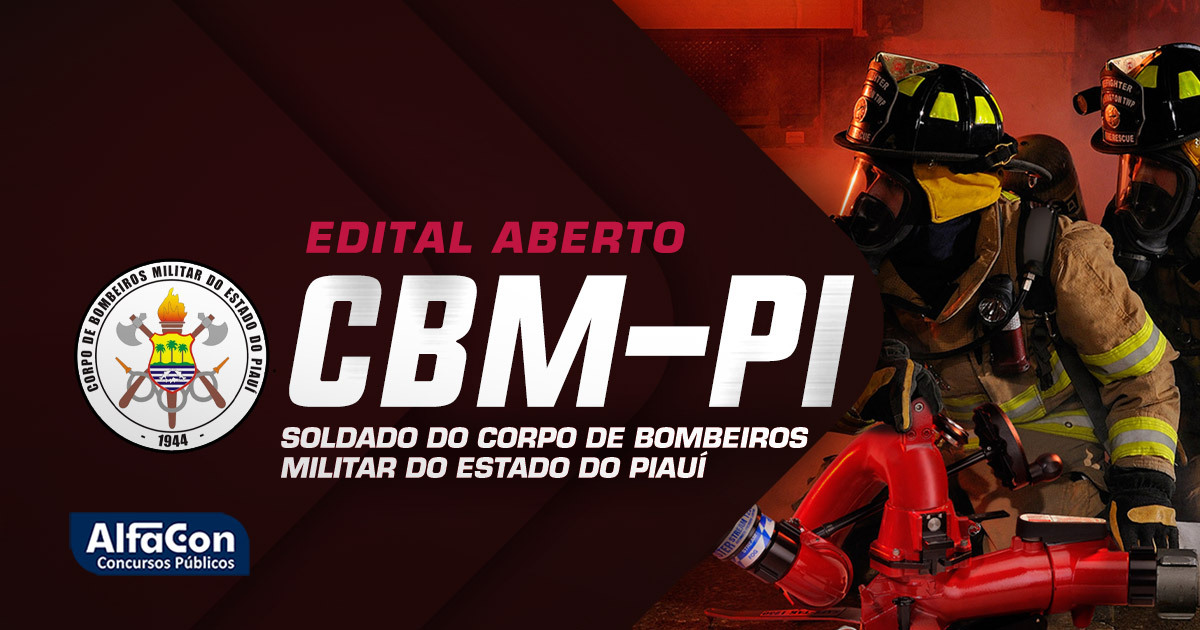 CBM PI - Soldado Bombeiro Militar do Estado do Piauí