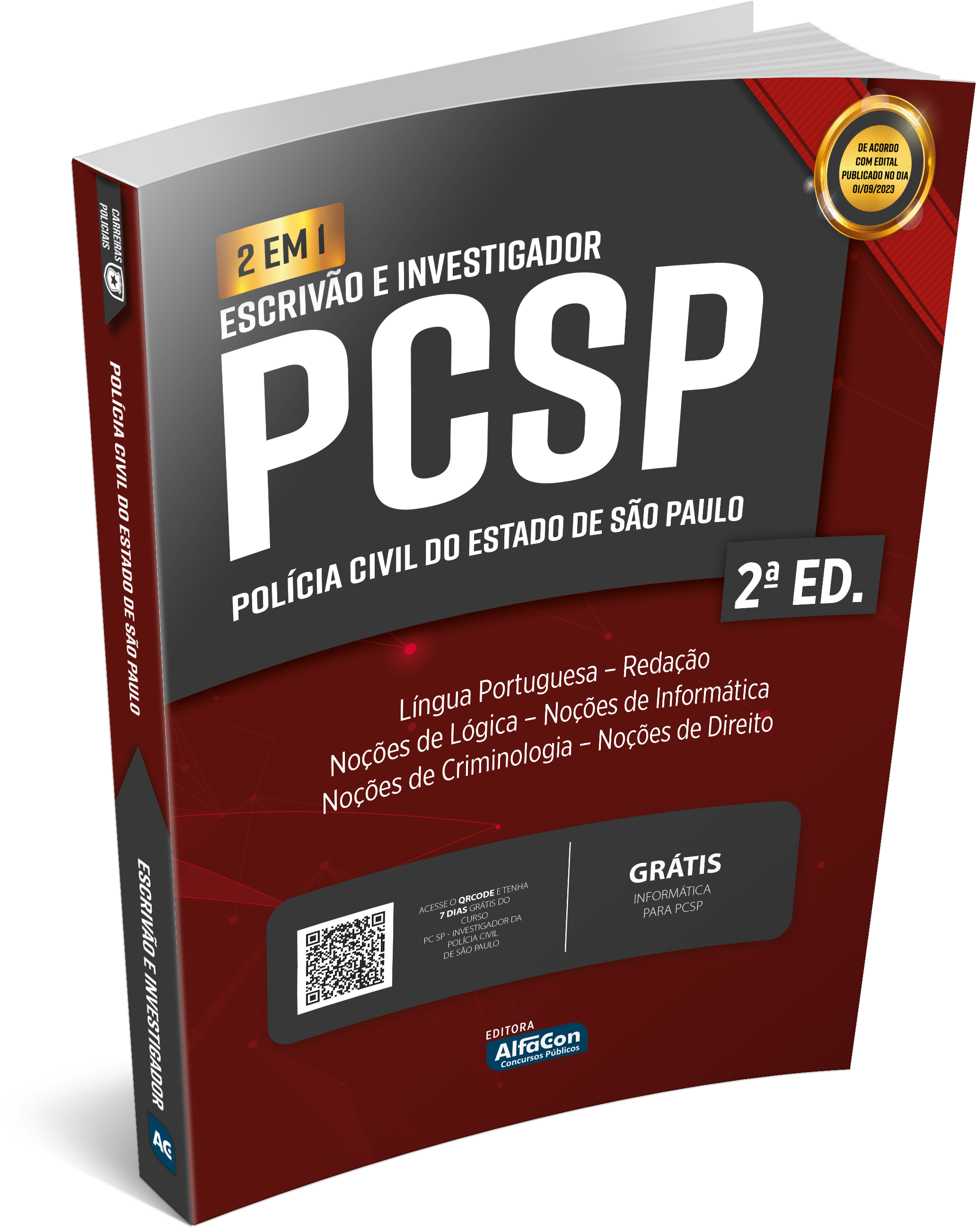 AlfaCon Concursos Públicos | Apostilas - Apostila PCSP - Escrivão e
