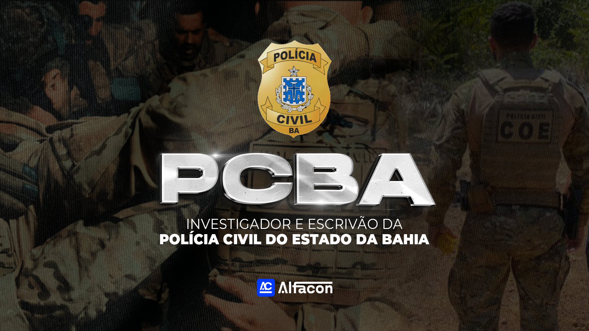 PC BA - Investigador e Escrivão da Polícia Civil do Estado da Bahia