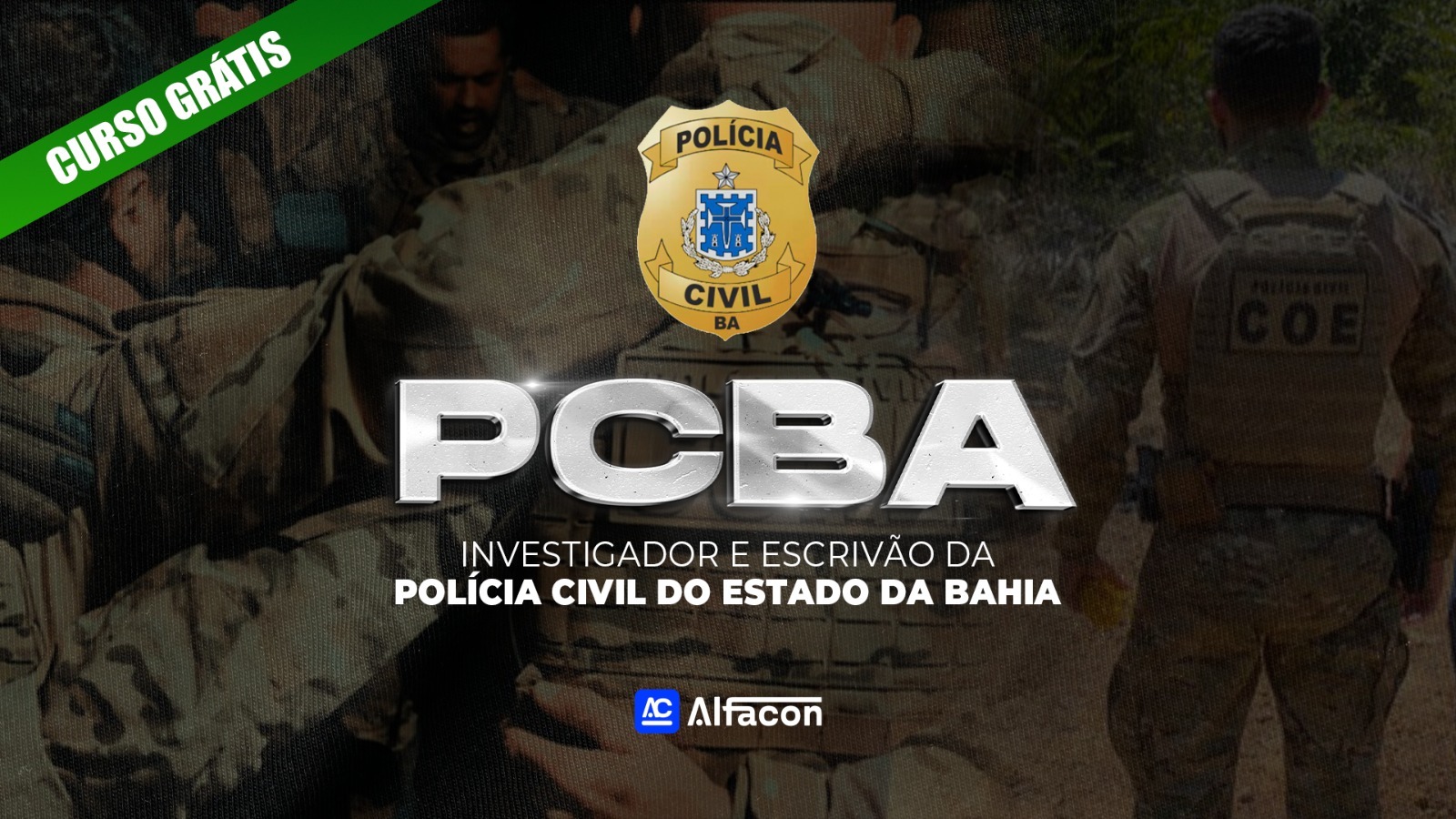 PC BA - Investigador e Escrivão da Polícia Civil do Estado da Bahia - GRATUITO