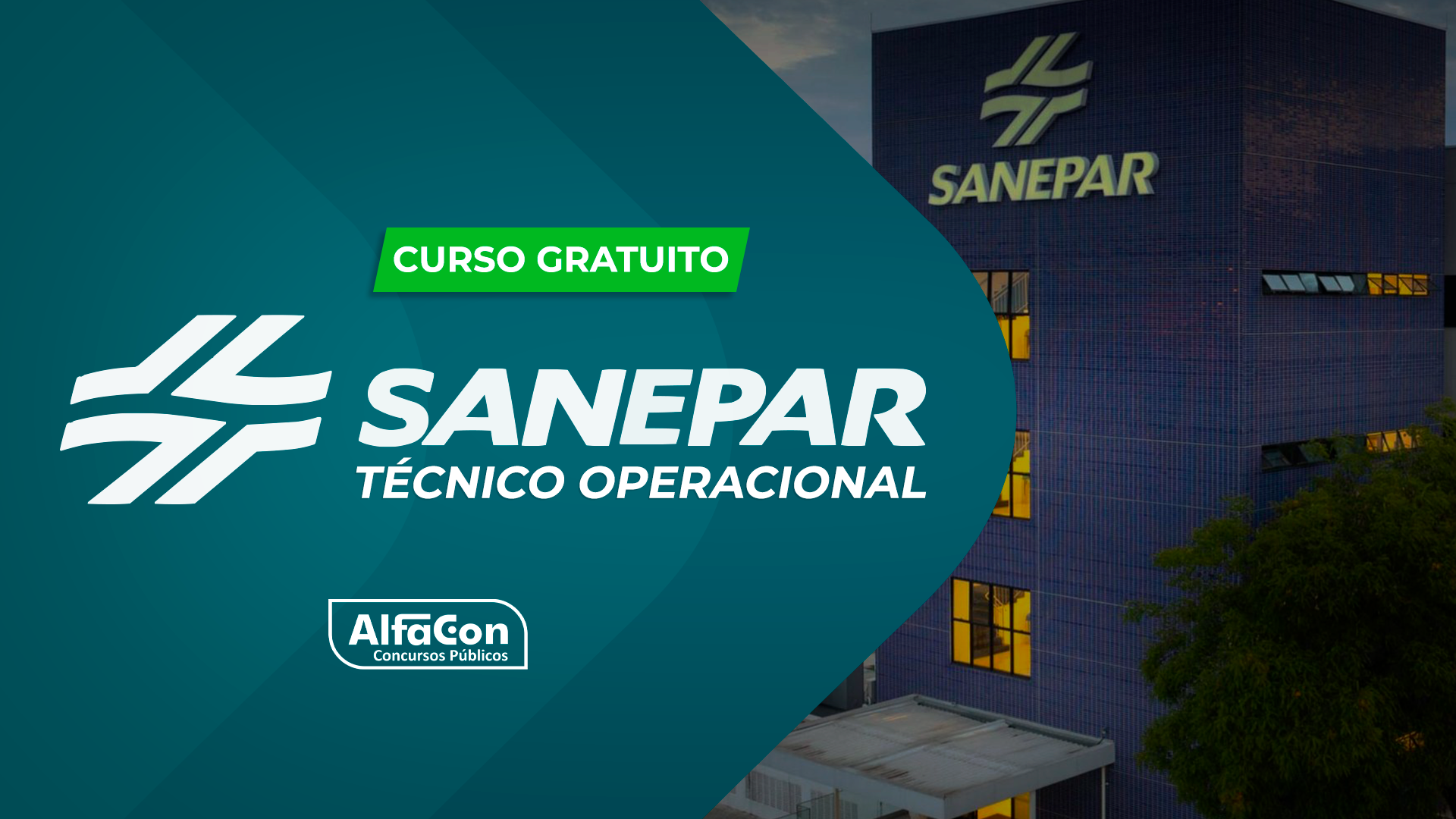 Técnico Operacional da SANEPAR - GRATUITO