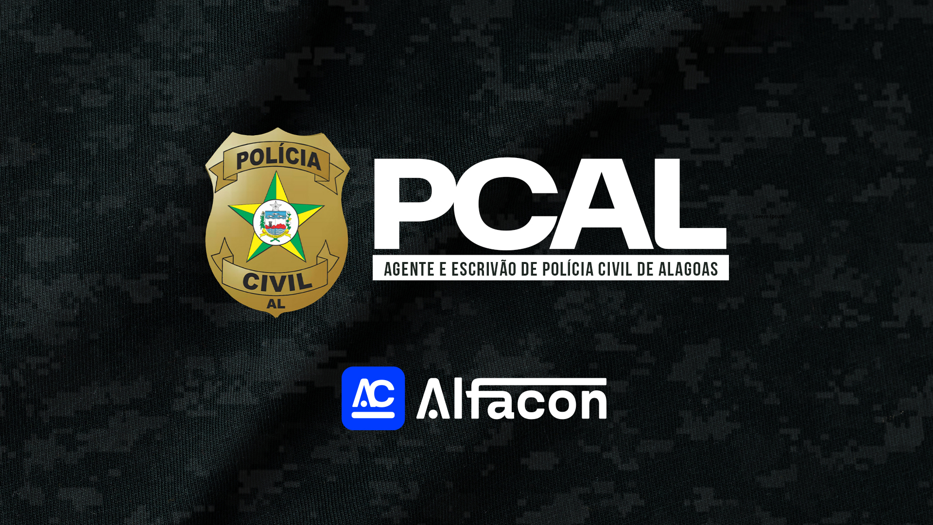 PC AL - Agente e Escrivão de Polícia Civil de Alagoas