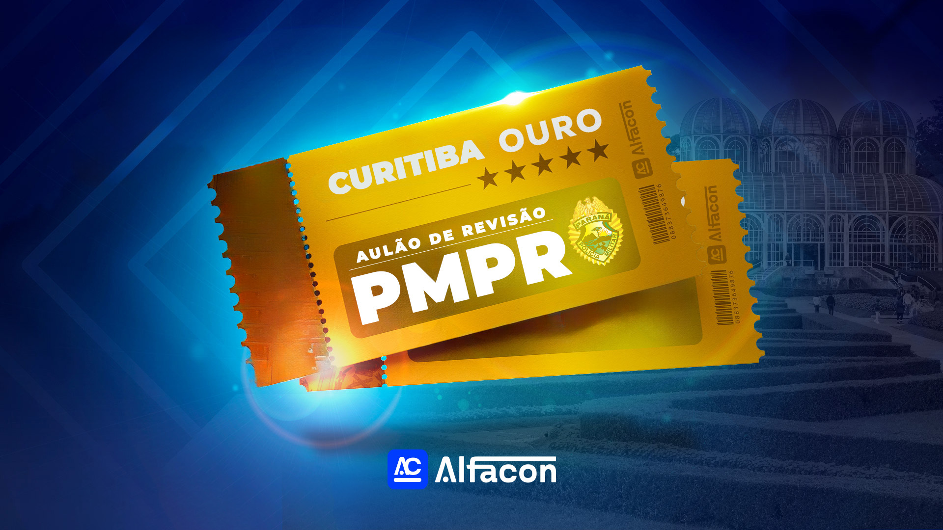 Aulão de Revisão PM PR - CURITIBA - 1° Lote - INGRESSO OURO