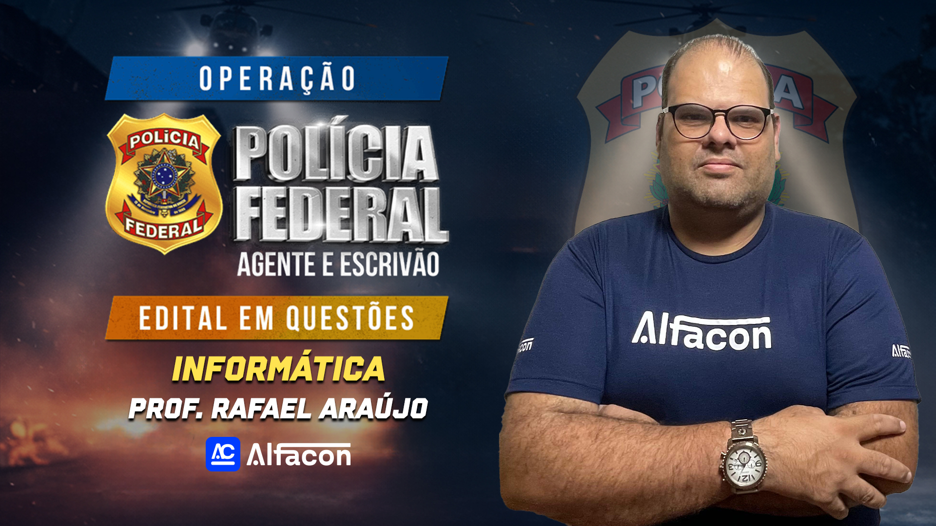 Operação  PF - Edital em  Questões | Informática com Rafael Araújo