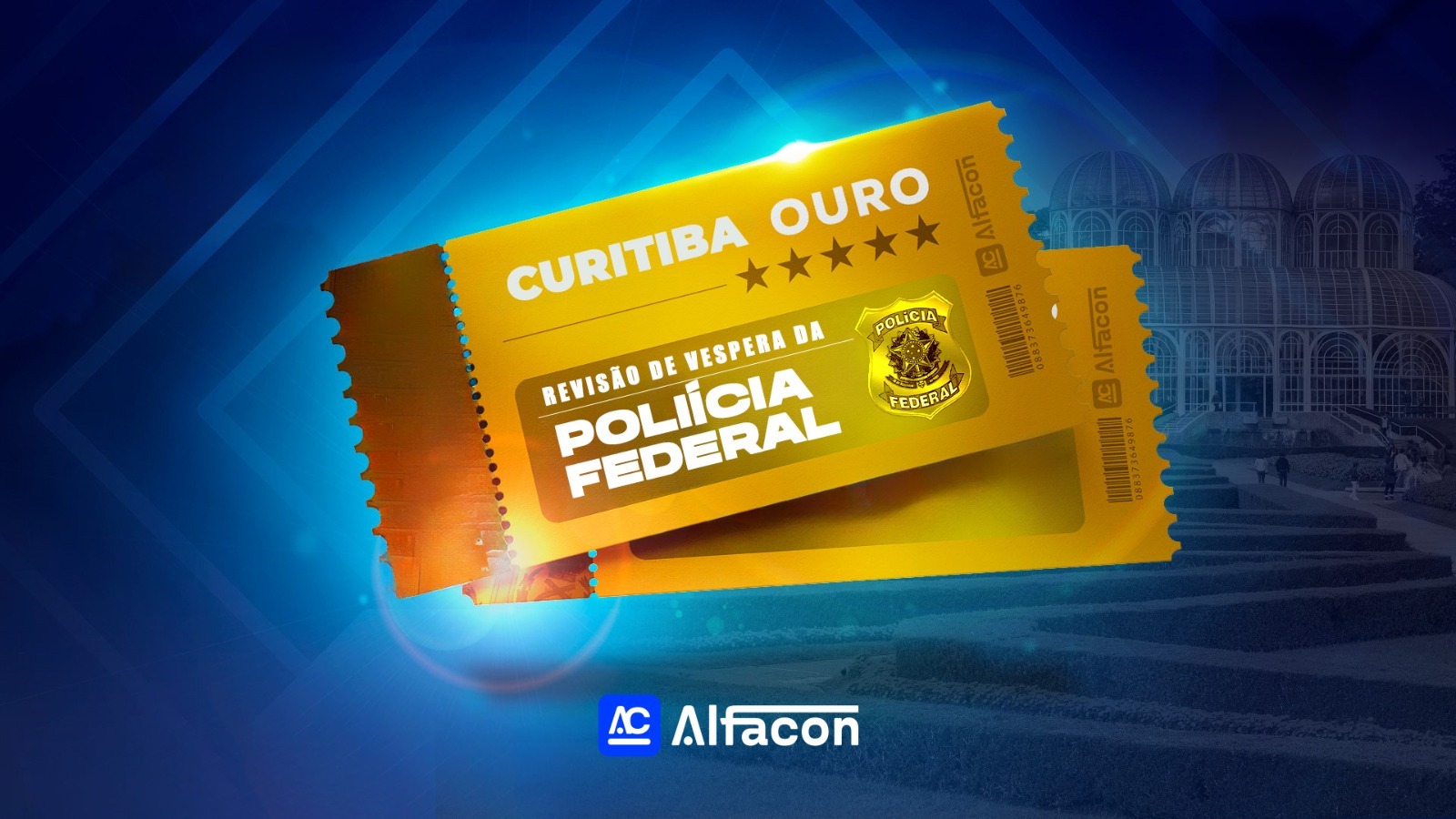 REVISÃO DE VESPERA  DA  POLÍCIA FEDERAL - CURITIBA - INGRESSO OURO