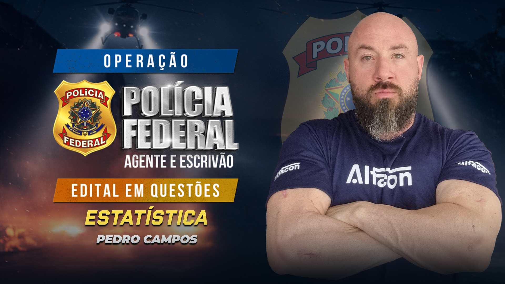 Operação  PF - Edital em  Questões | Estatística com Pedro Campos