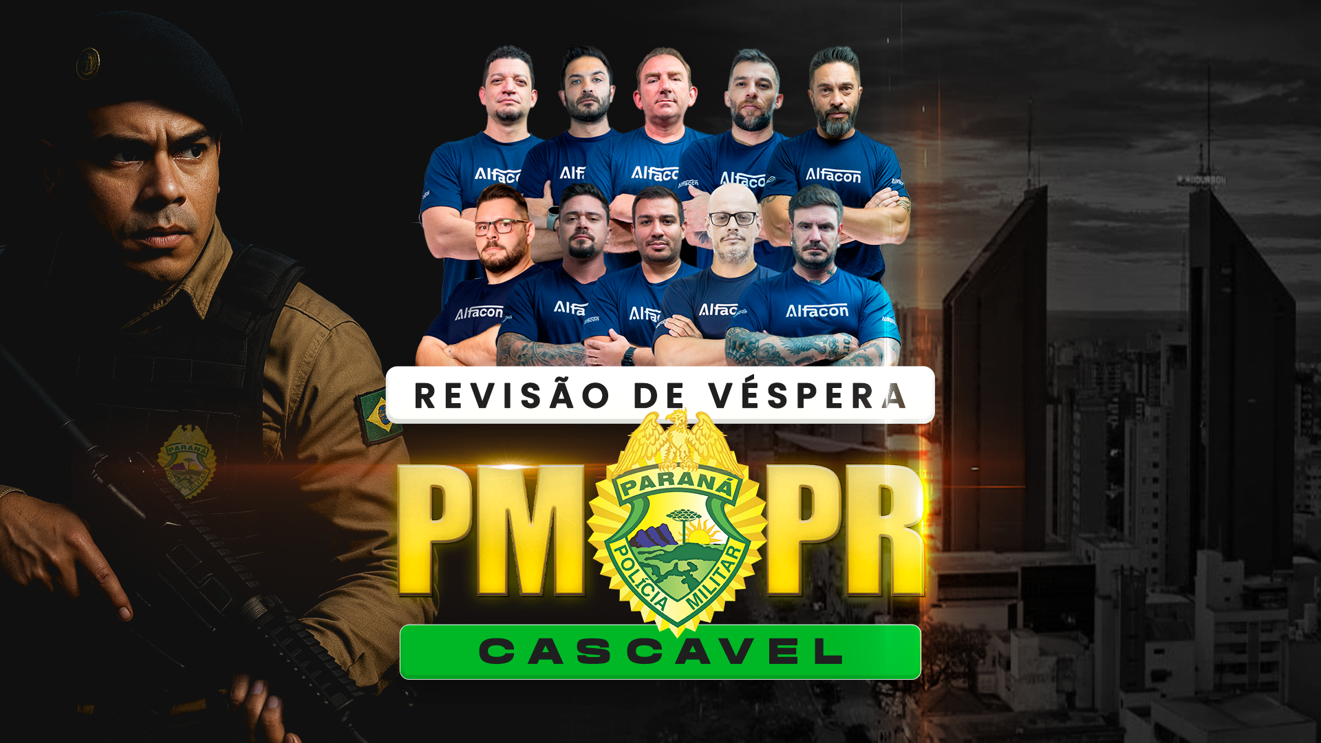Aulão de Véspera concurso PM PR Soldado SRV PM PR