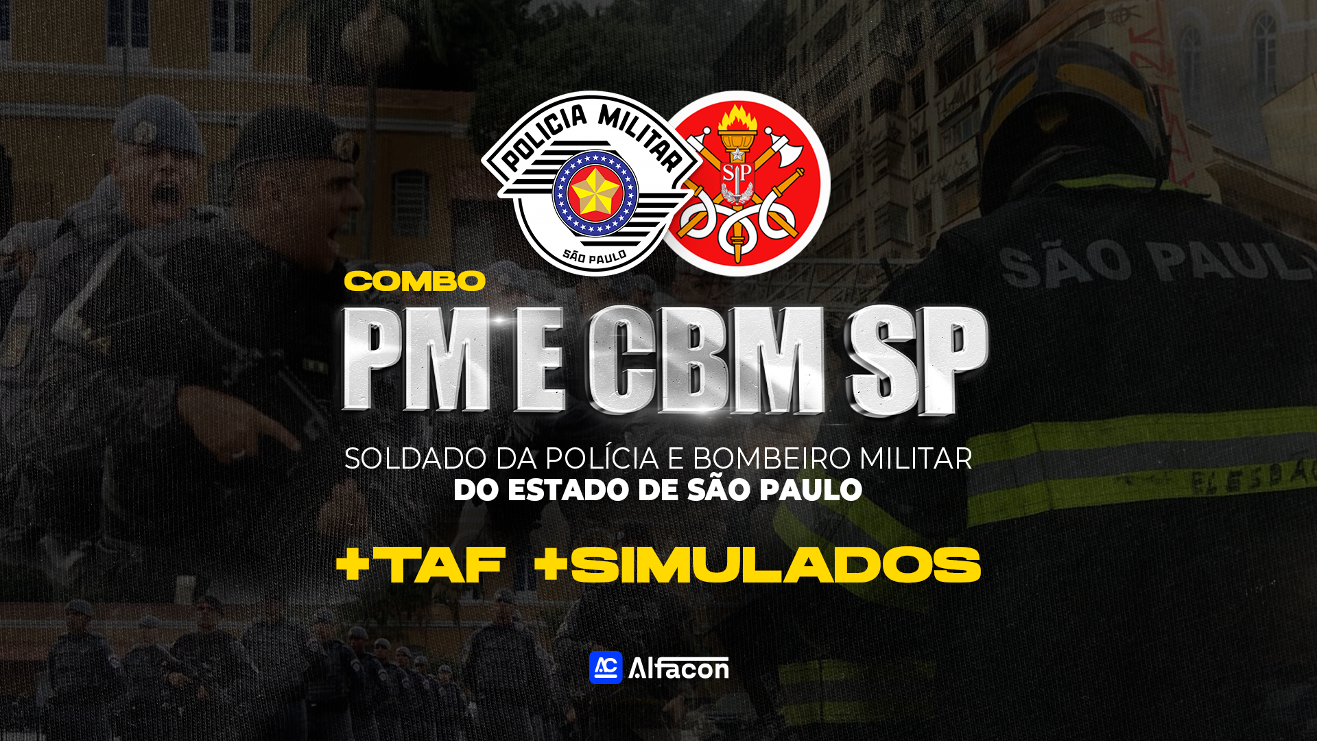 COMBO - PMESP - Soldado da Polícia Militar do Estado de São Paulo + TAF + Simulados
