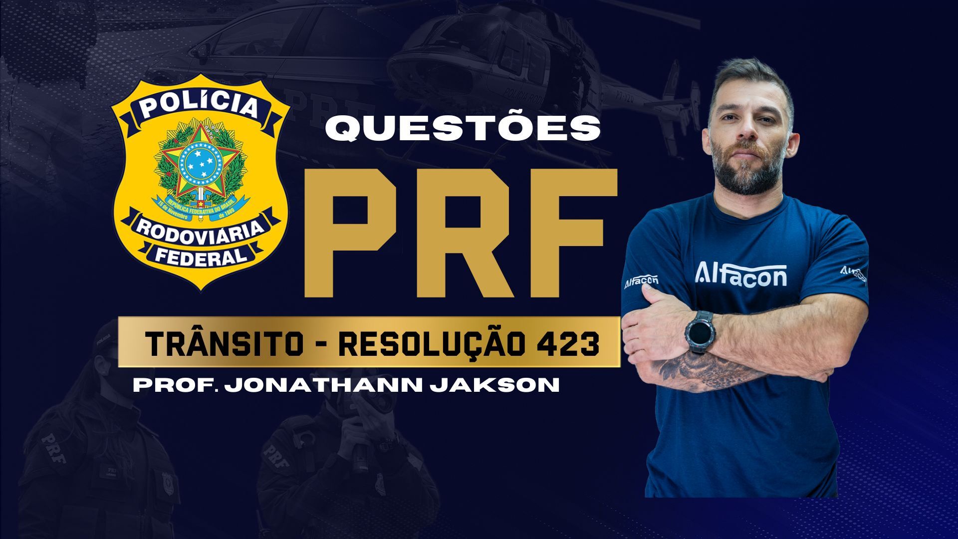 Concurso PRF: Questões de Legislação de Trânsito Resolução 432 do CONTRAN