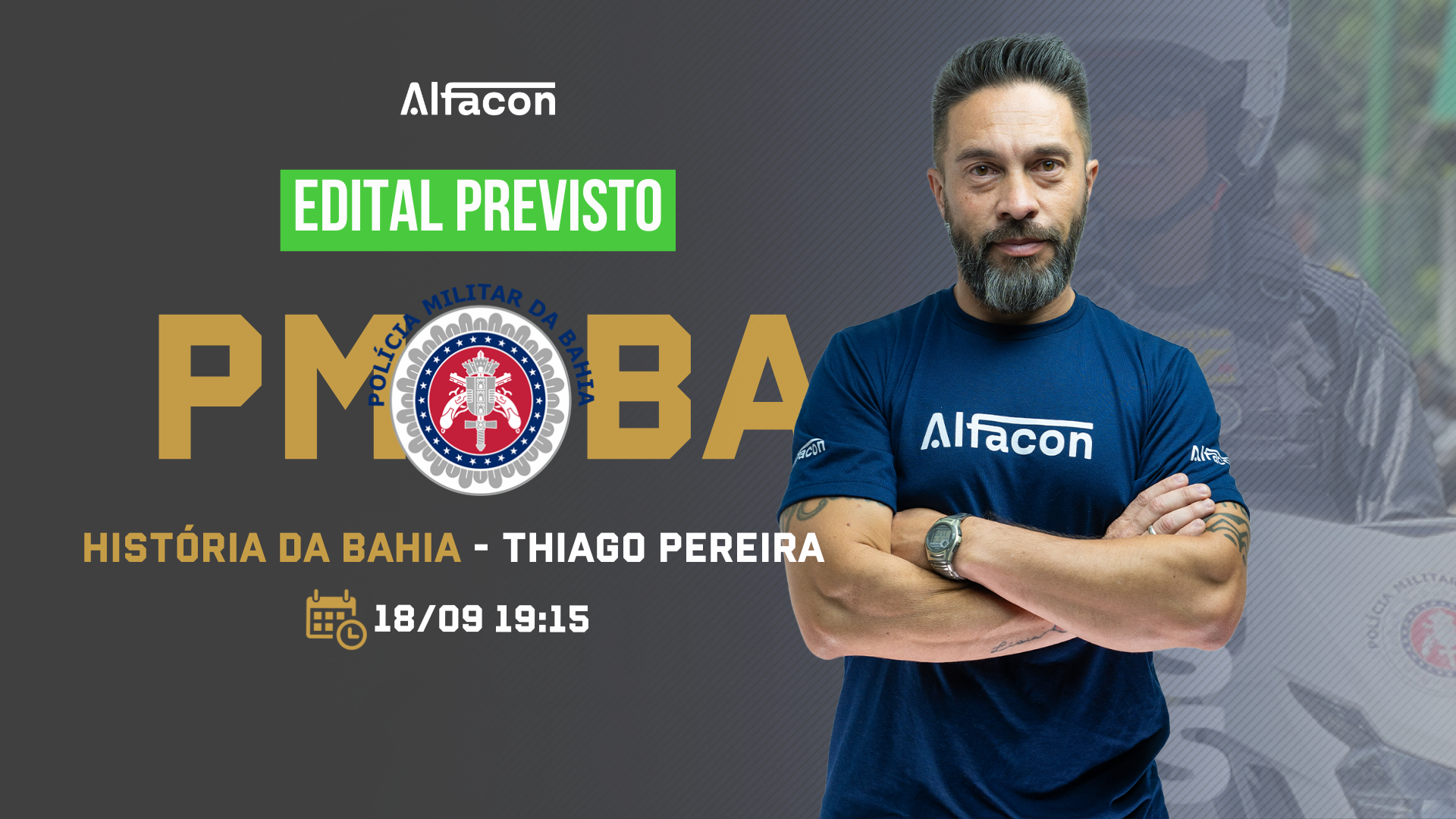 Concurso PMBA Soldado: História da Bahia com Prof. Thiago Lima