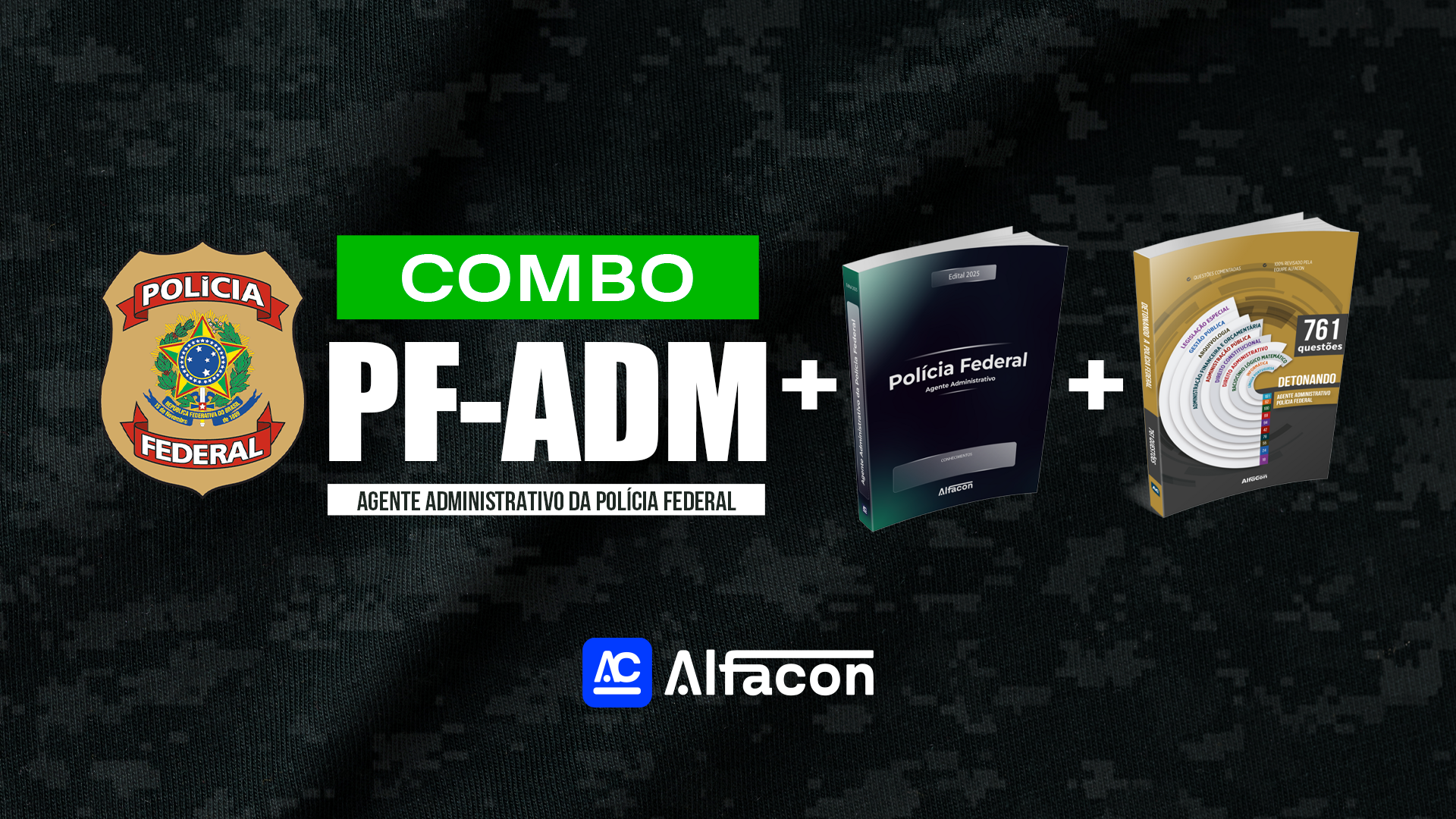 COMBO -PF - Agente Administrativo da Polícia Federal