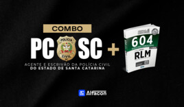COMBO - PC SC - Agente e Escrivão de Polícia Civil do Estado de Santa Catarina + Questões de RLM Comentadas