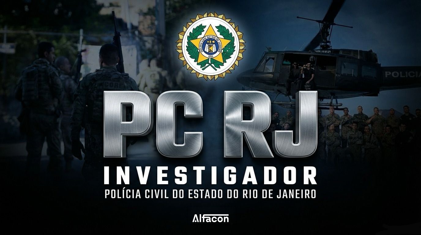 COMBO + PC RJ - Investigador da Polícia Civil do Estado do Rio de Janeiro + Apostilas