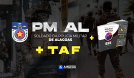 COMBO - PM AL  Soldado da Polícia Militar de Alagoas + Apostilas + TAF