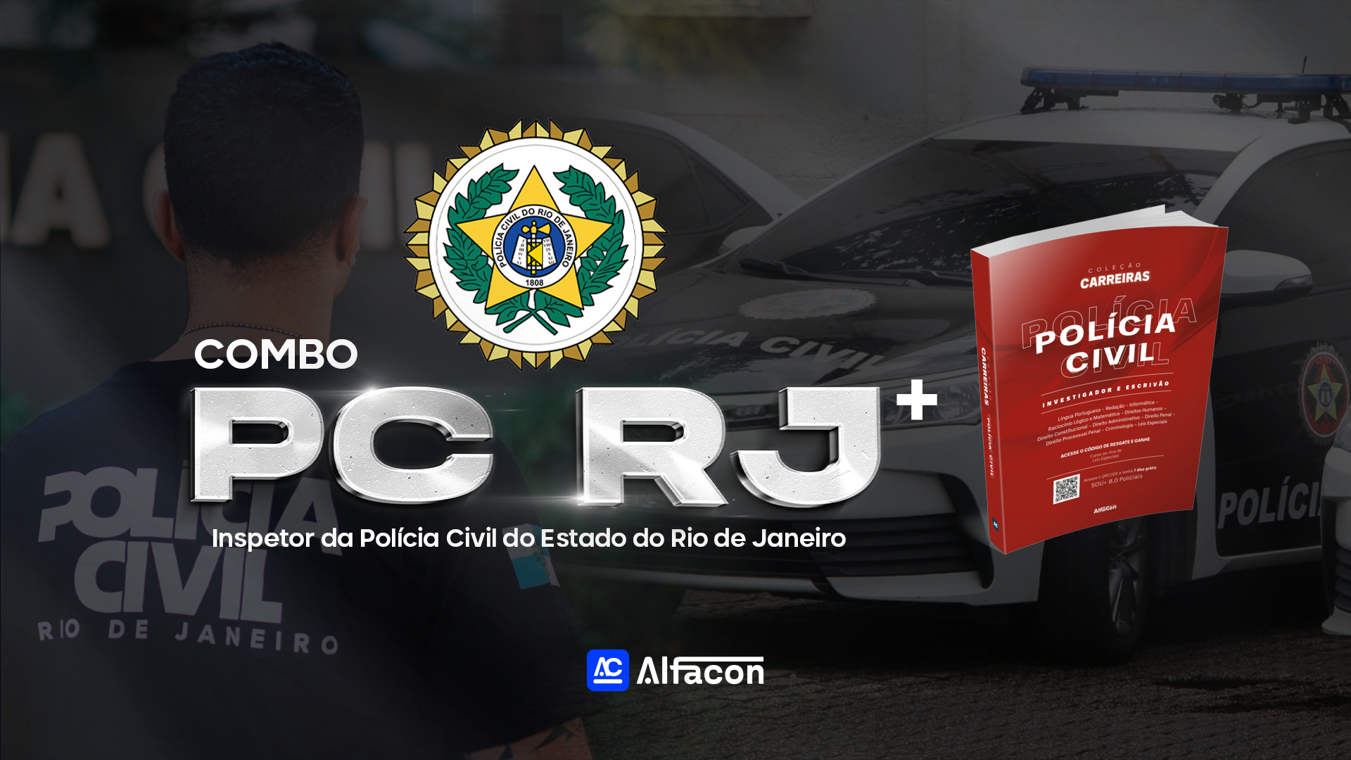 COMBO + PC RJ - Inspetor da Polícia Civil do Estado do Rio de Janeiro + Apostila