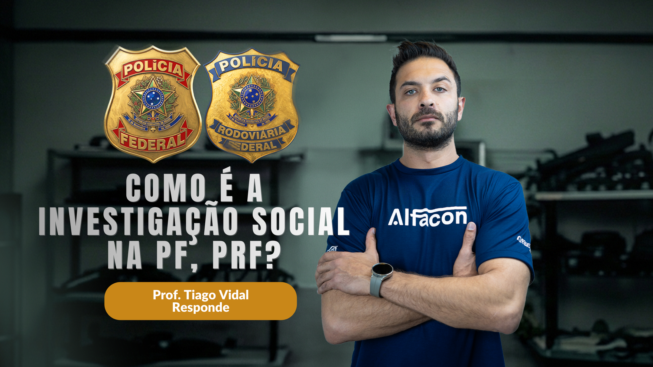 Como é a Investigação Social na PF e PRF? | Prof. Tiago Vidal