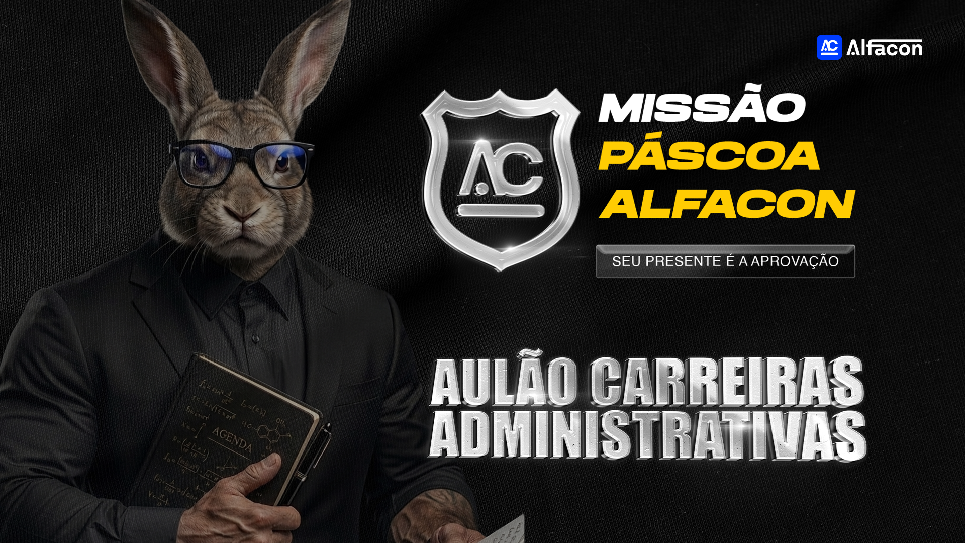 Missão Páscoa Concursos Federais Ensino Médio: + 10h de aulas para carreira administrativa nível médio