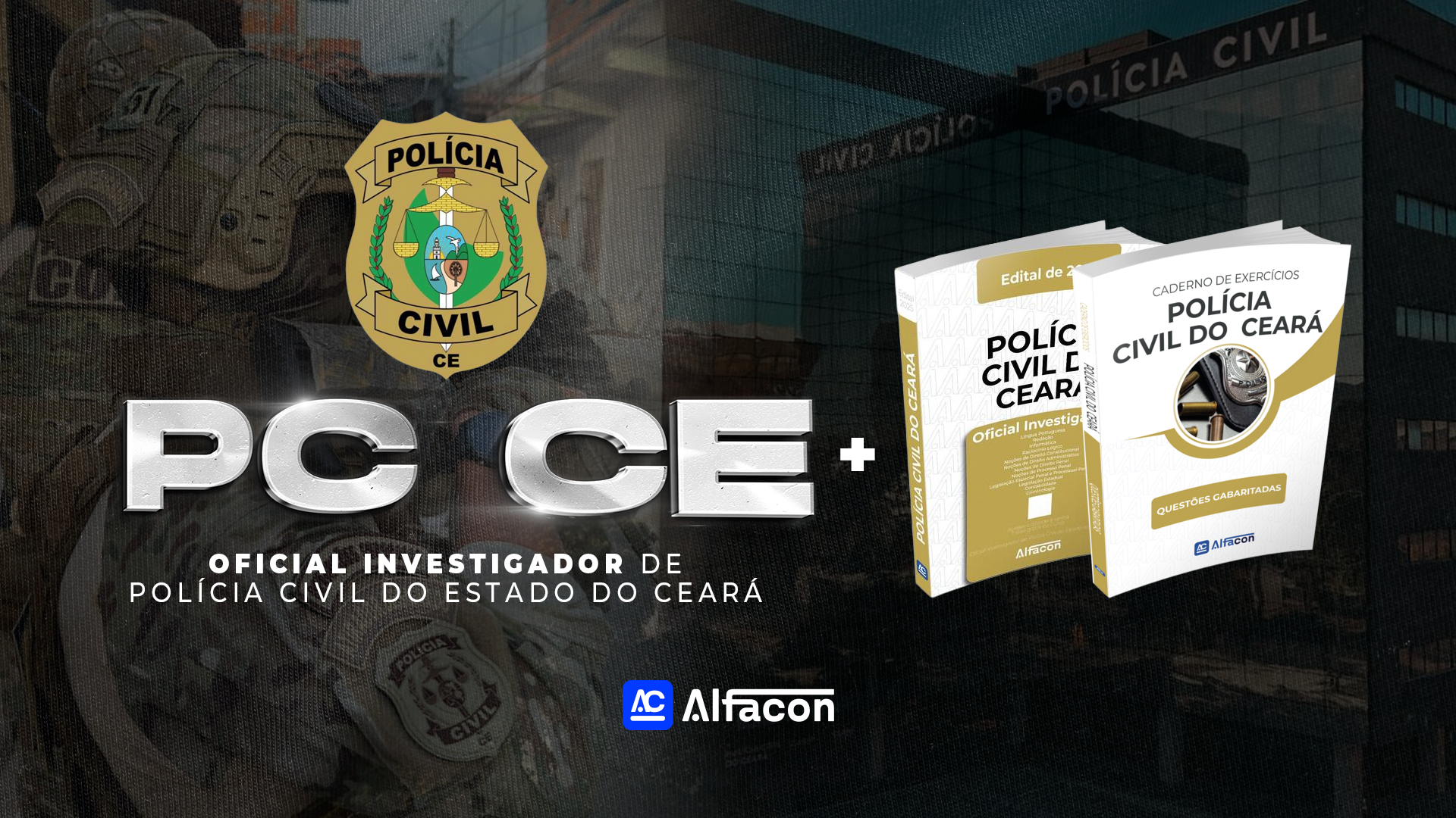 COMBO PC CE - Oficial Investigador de Polícia Civil do Estado do Ceará + Apostilas