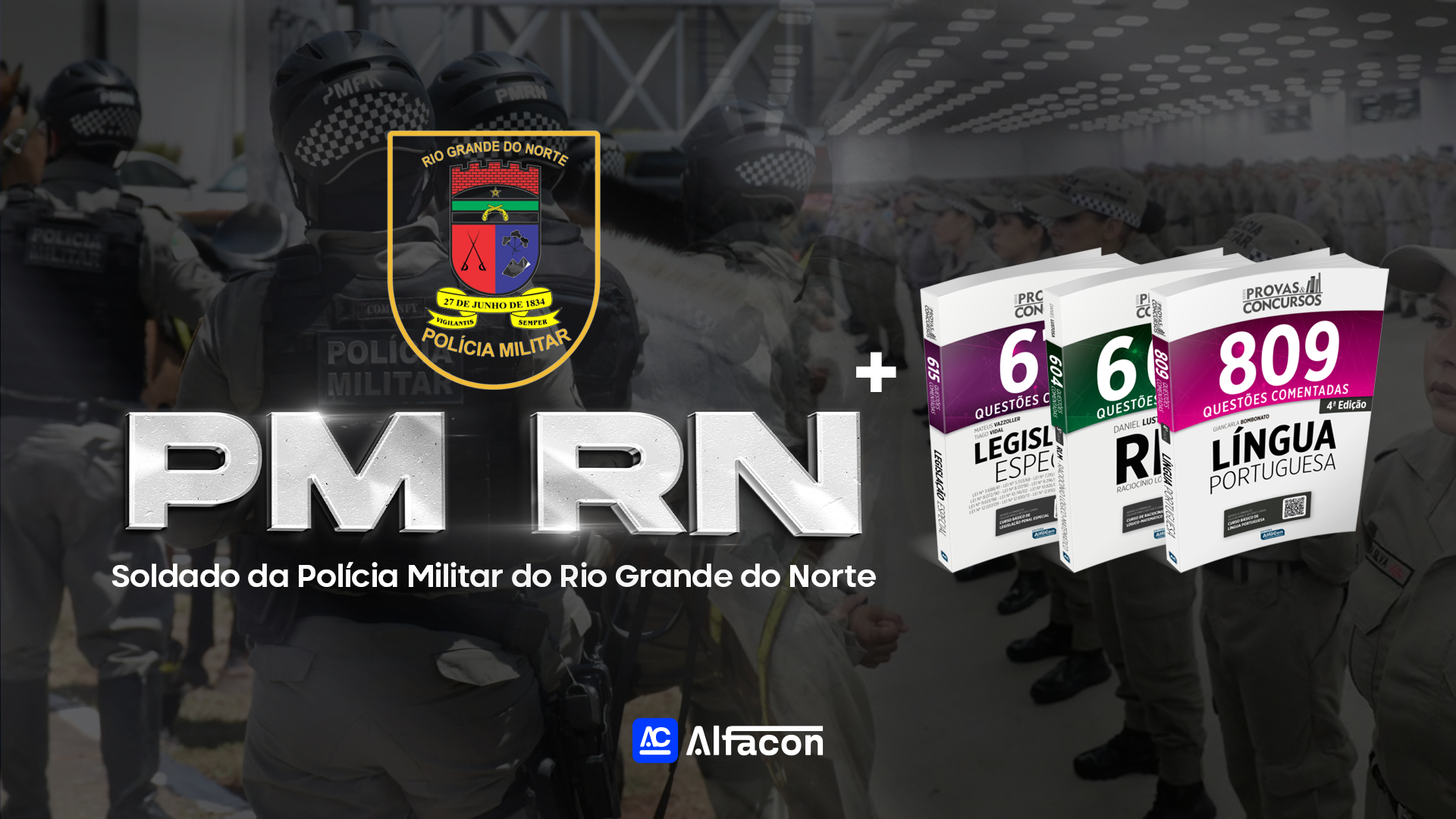 COMBO PM RN - Soldado da Polícia Militar do Rio Grande do Norte + Apostilas