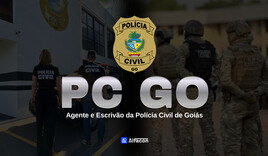 PC GO - Agente e Escrivão da Polícia Civil de Goiás