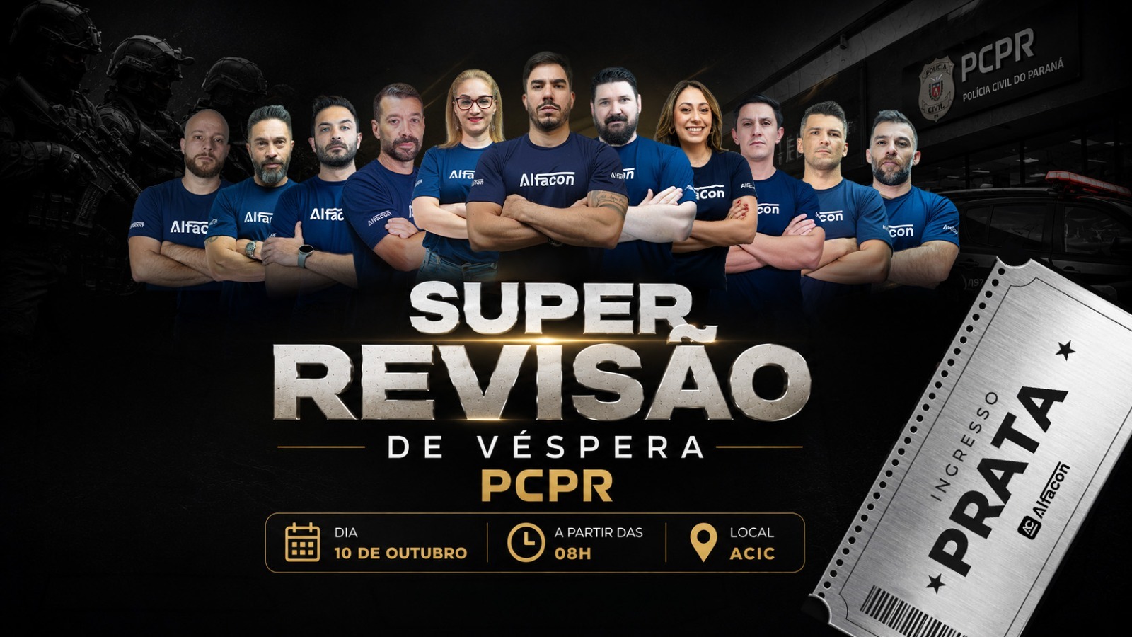 Revisão de Véspera PC PR - Cascavel/PR 2° Lote: INGRESSO PRATA