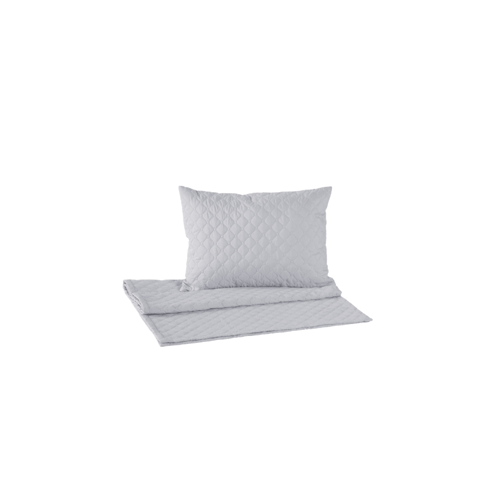 Kit Peseira de Cama Comfort 3 Peças Solteiro 100% Poliéster Microfibra Com Almofadas Cheias Matelado Ultrassônico
