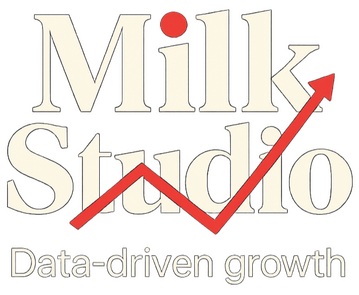 Logo da Milk Studio — empresa que usa o eesier para prospecção B2B
