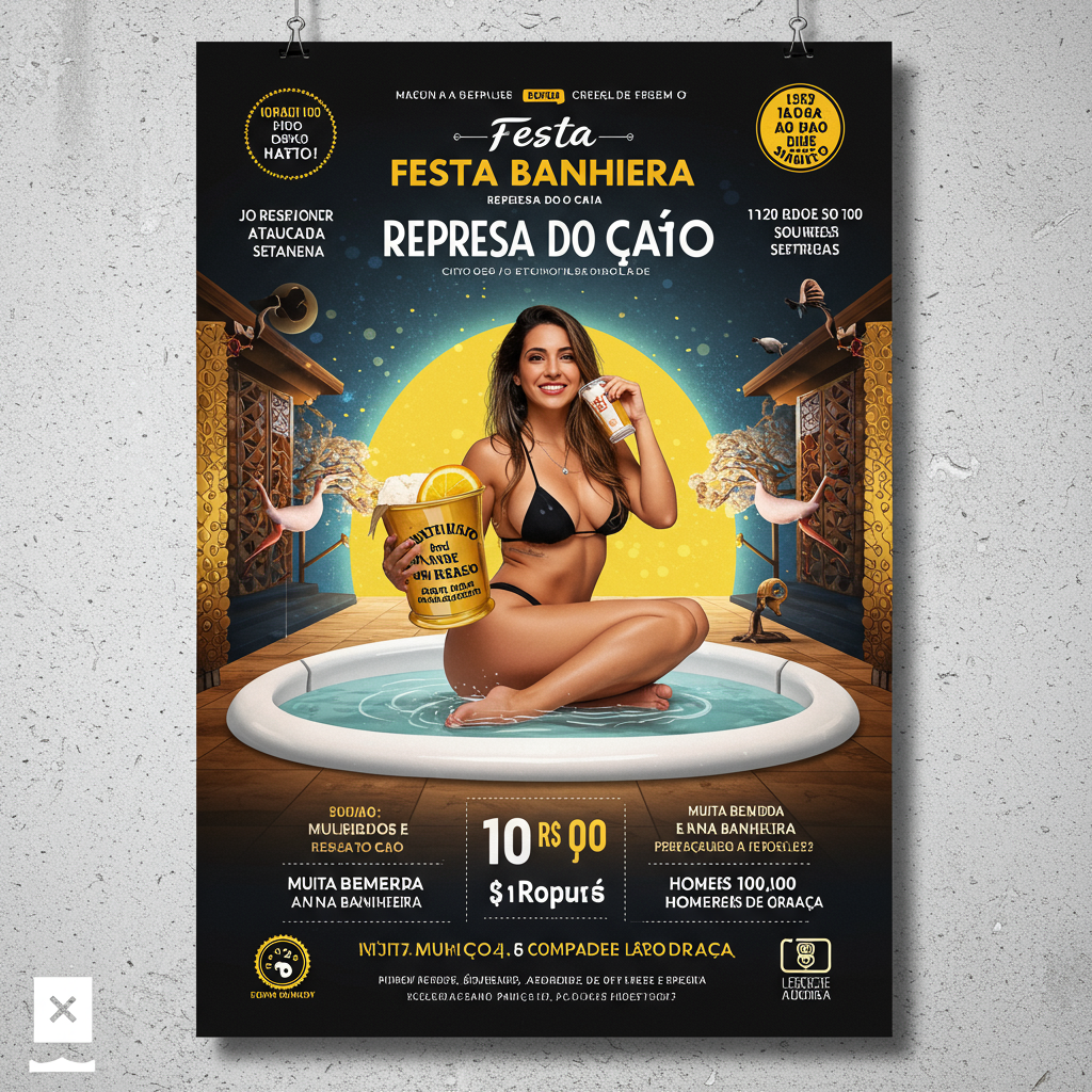 Capa do evento Festa Banheira Represa do Caio