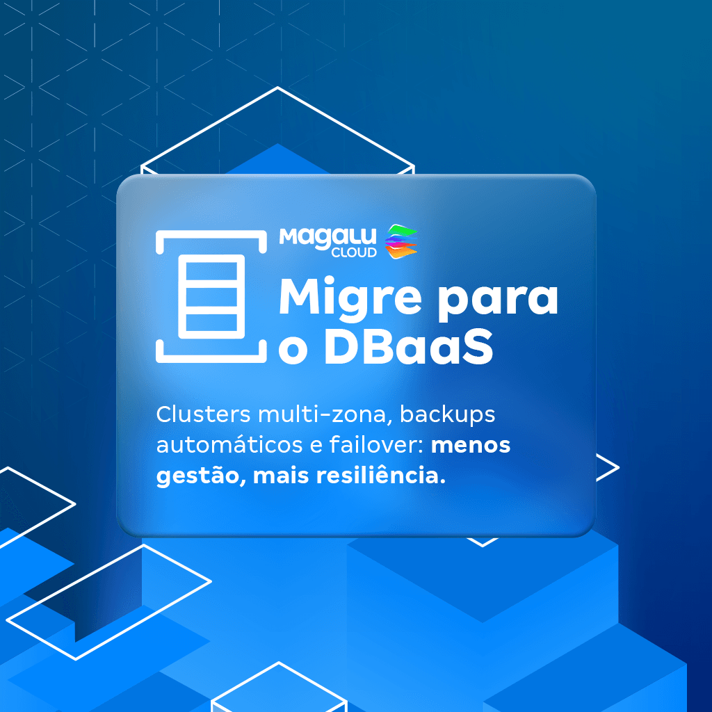 Migre para o DBaaS com clusters multi-zona, backups automáticos e failover: menos gestão, mais resiliência